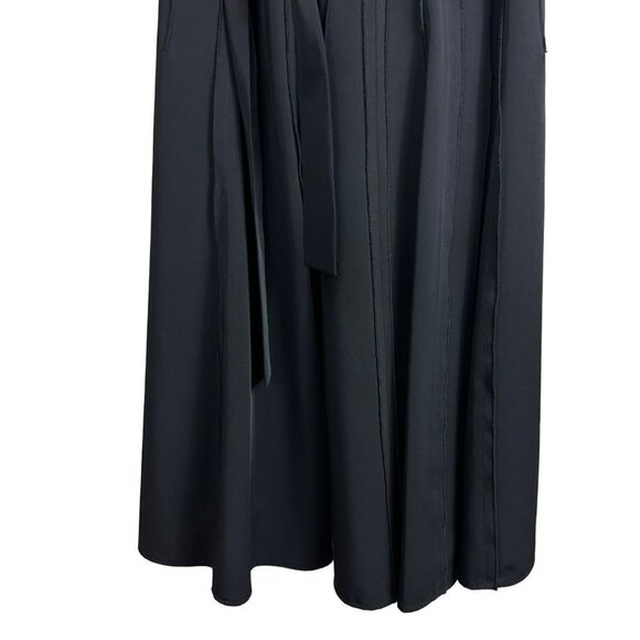 Calvin Klein Black A-line Sleeveless Flared Plain Office Style Size 3P - Picture 7 of 14